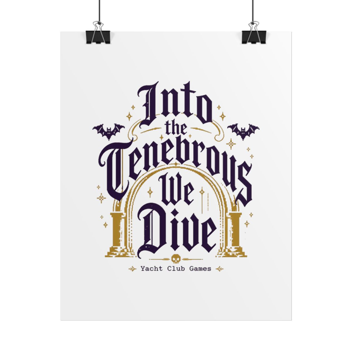 Mina the Hollower "Into the Tenebrous We Dive" Poster