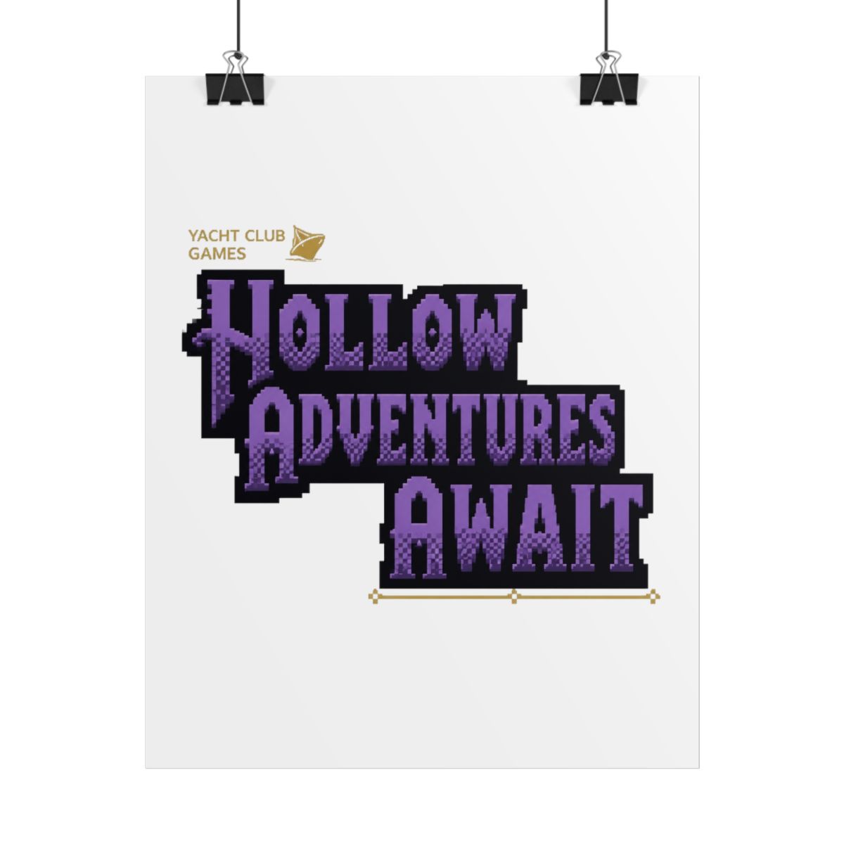 Mina the Hollower "Hollow Adventures Await" Poster