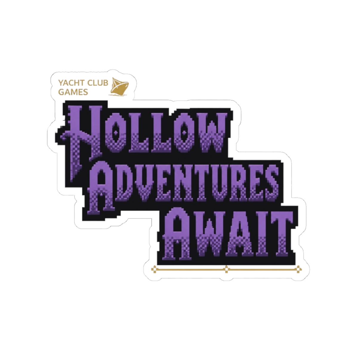 Mina the Hollower "Hollow Adventures Await" Sticker - alternate angle 2, merchandise