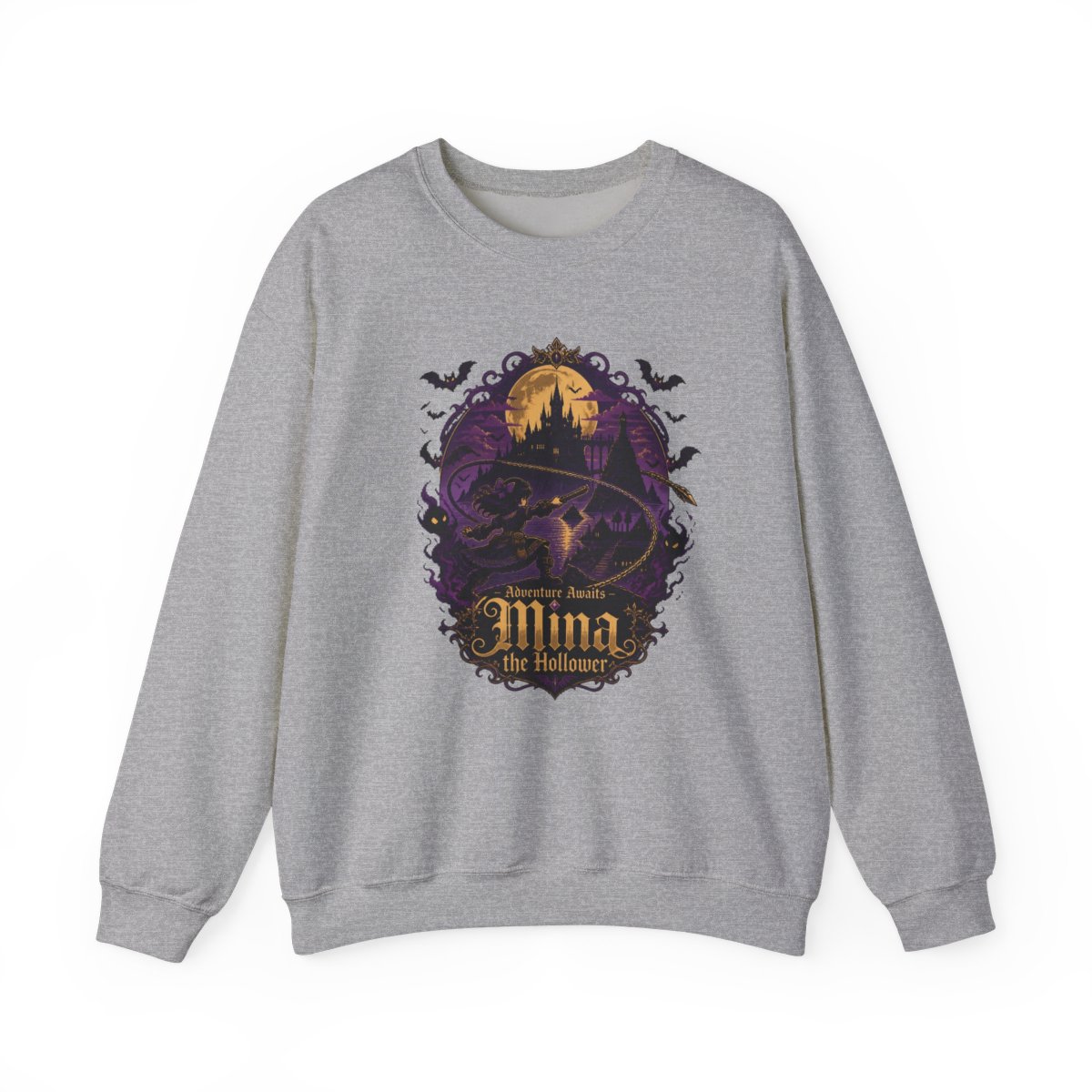 Mina the Hollower "Adventure Awaits – Mina the Hollower" Crewneck