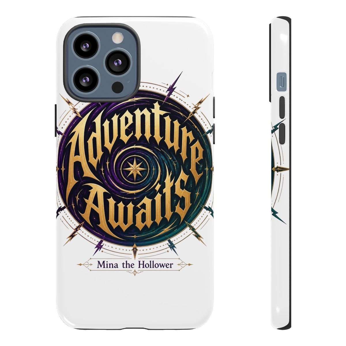 Mina the Hollower "Adventure Awaits" Phone Case - alternate angle 2, merchandise