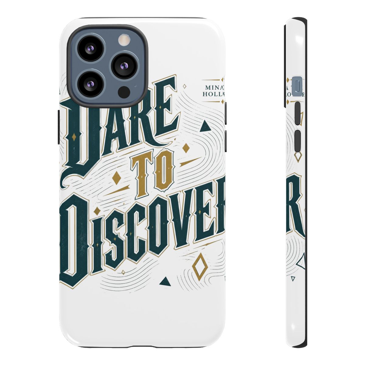Mina the Hollower "Dare to Discover" Phone Case - alternate angle 2, merchandise
