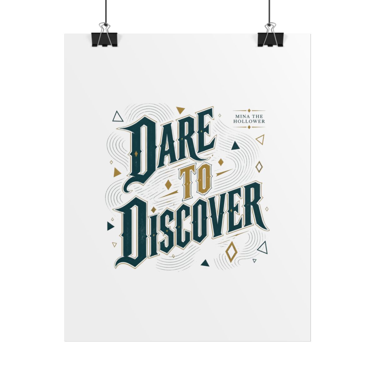 Mina the Hollower "Dare to Discover" Poster