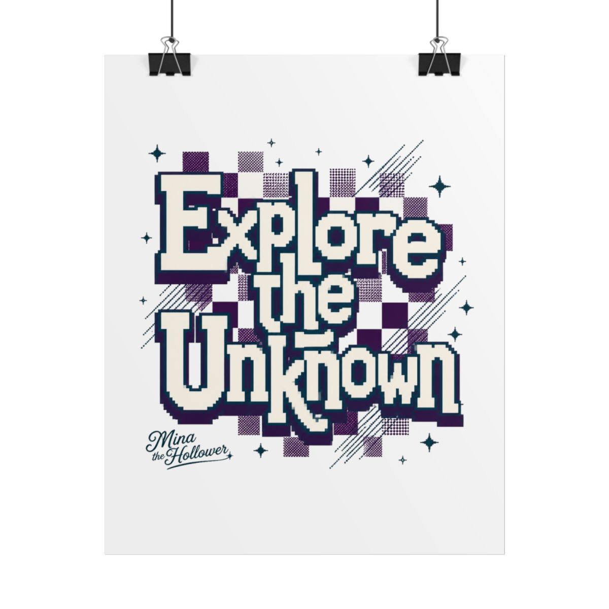 Mina the Hollower "Explore the Unknown" Poster - Mina the Hollower official Posters & Wall Art merch