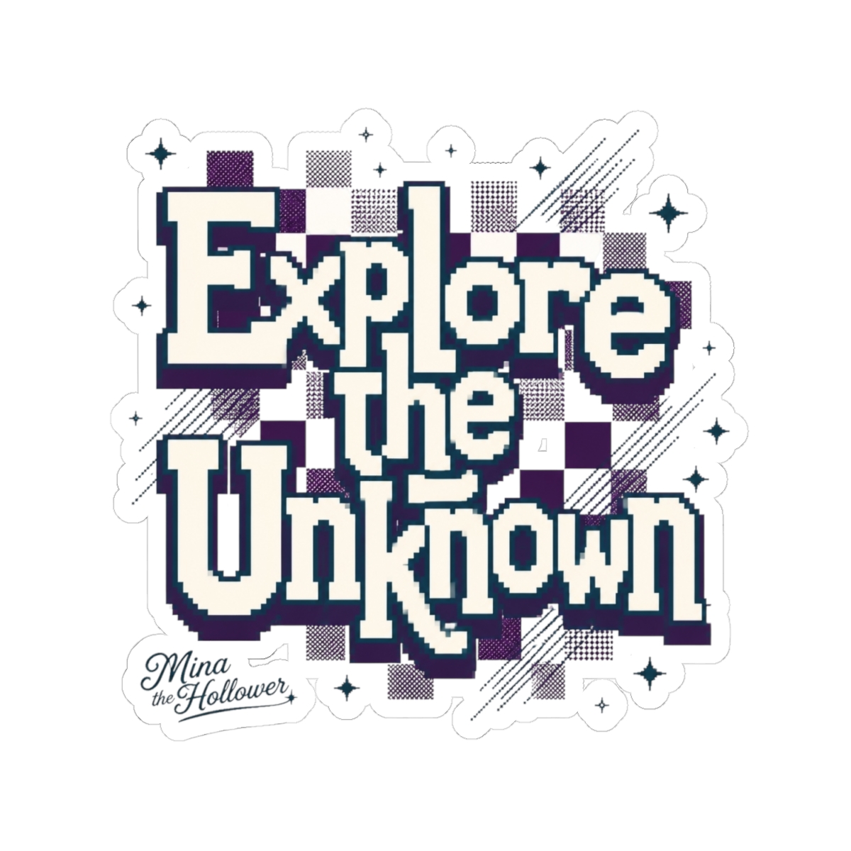 Mina the Hollower "Explore the Unknown" Sticker - alternate angle 2, merchandise