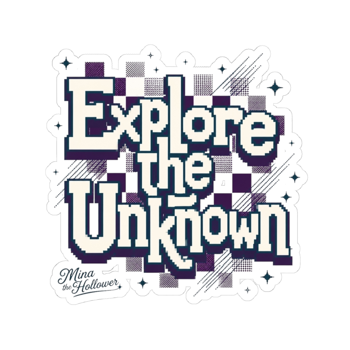 Mina the Hollower "Explore the Unknown" Sticker