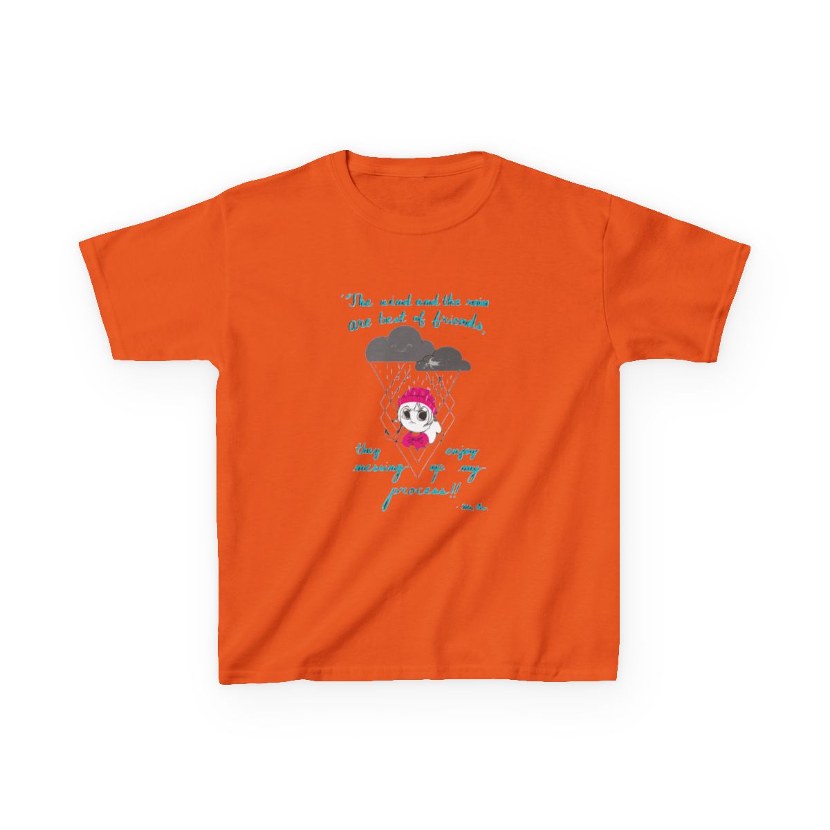 Miss. Mina the wind and rain Kids T-Shirt | Mina the Hollower - alternate angle 4, merchandise