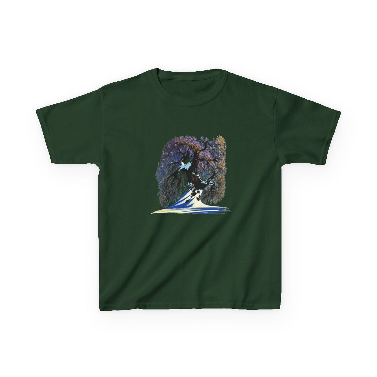 he passing of Eyvind Earle leaves a hollow place in the art world’s firma Kids T-Shirt | Mina the Hollower - alternate angle 4, merchandise