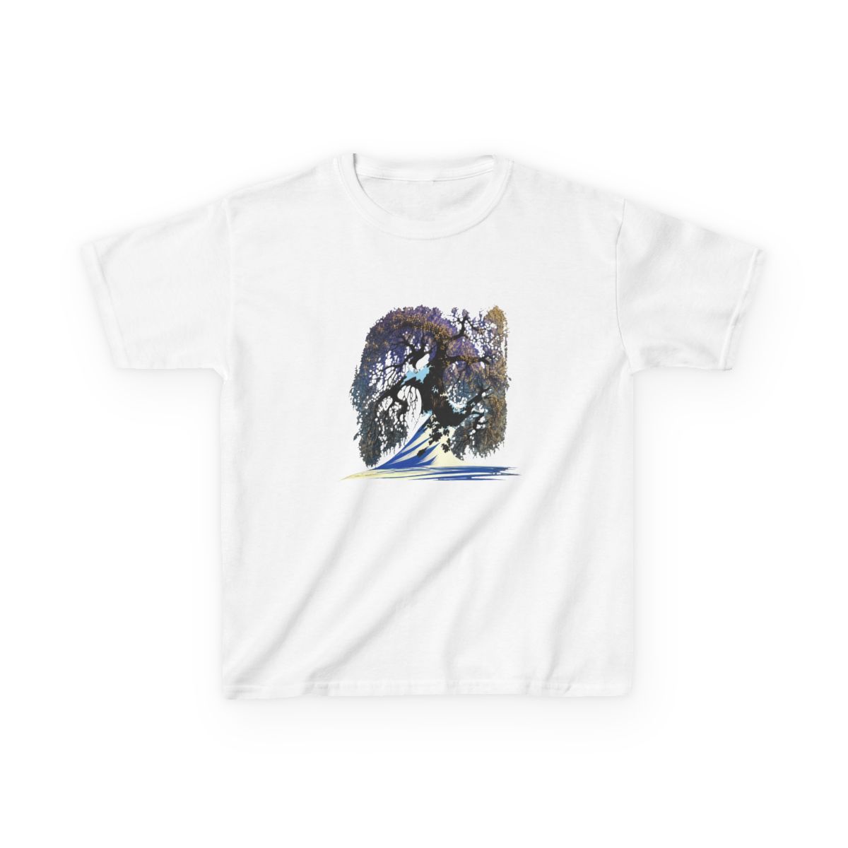 he passing of Eyvind Earle leaves a hollow place in the art world’s firma Kids T-Shirt | Mina the Hollower - alternate angle 2, merchandise