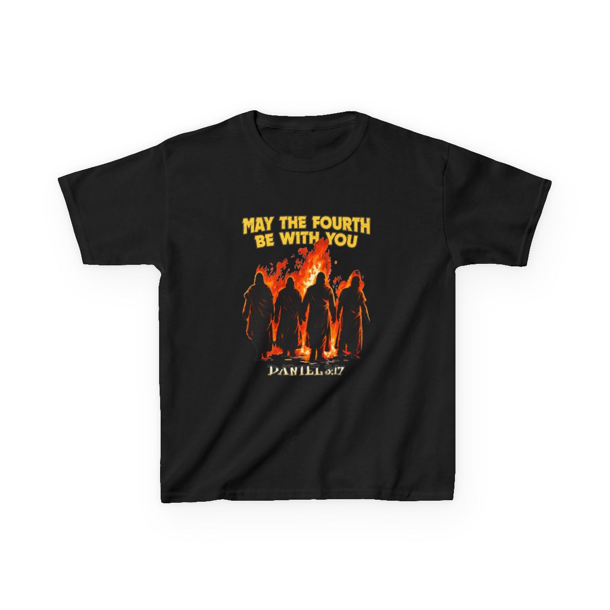May The Fourth Be With You Daniel 3:17 Kids T-Shirt | Mina the Hollower