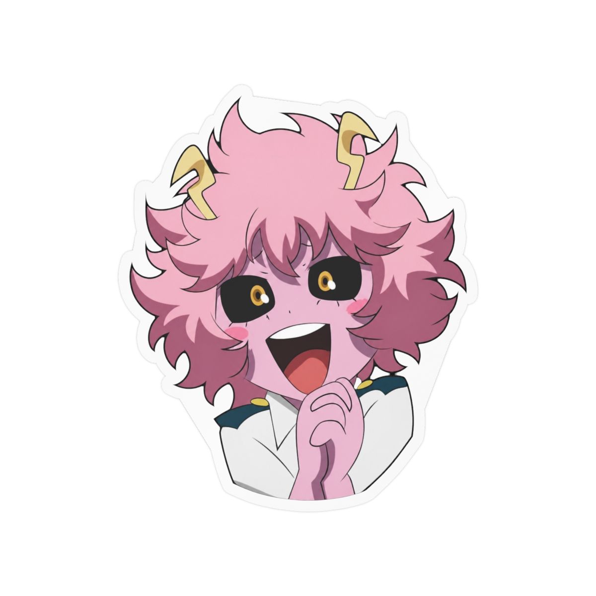 Mina Ashido MHA Cool Vinyl Decal Sticker UV & Water Proof Gift Laptop Car Bumper Window Tumbler Accessories 4.2" Anime | Mina the Hollower — official Mina the Hollower Stickers